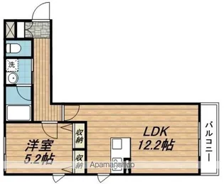 コートラテール【102号室】の間取り