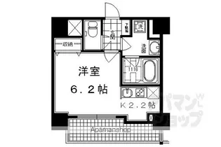 マリーベル京都堀川ウインドア【901号室】の間取り