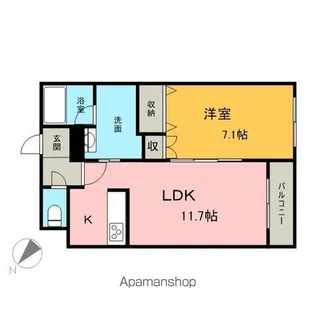 第8森宅建豊平マンション【3階】の間取り