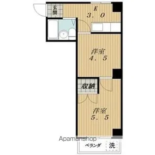 エルパソ【301号室】の間取り
