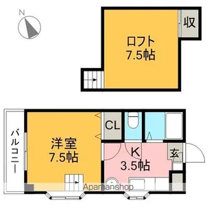 サンバリー一宮【4階】の間取り