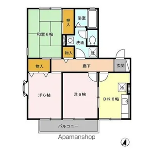 アーバンヒルズ I【2階】の間取り
