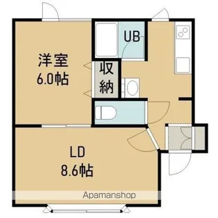 エルカミーノⅠ【101号室】の間取り