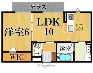 シャーメゾン七条【2階】の間取り