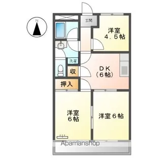 エスペランサ西前田【2階】の間取り