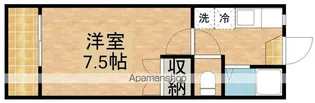 桜ヶ丘アパートA【102号室】の間取り