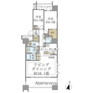 Brillia本郷弓町【14階】の間取り