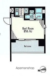 レジディア市谷薬王寺【11階】の間取り