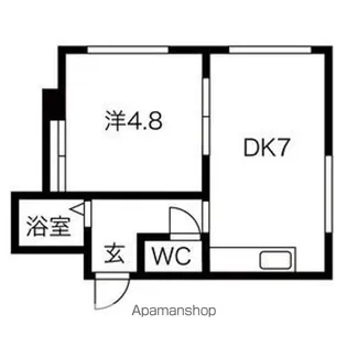 イーストレジデンス【101号室】の間取り