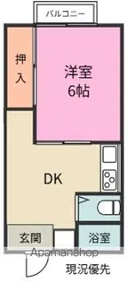 シティハイツ小林【1階】の間取り