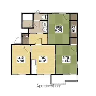 川本マンション【2階】の間取り