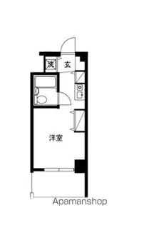 コスモハイム元住吉【4階】の間取り
