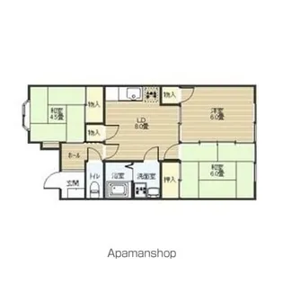 大島ビル城下【3階】の間取り