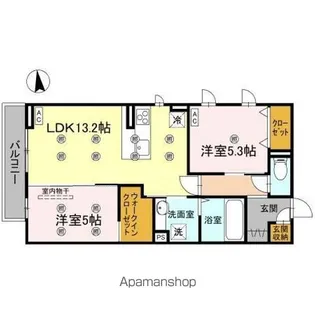 フジコH【2階】の間取り
