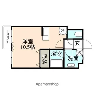 セブングラス【2階】の間取り