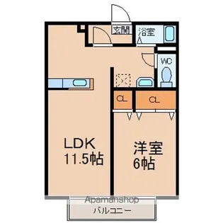 サンガーデン桜 C棟【2階】の間取り