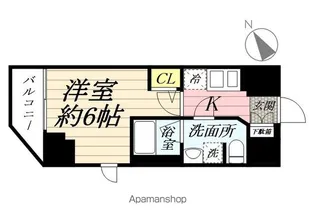 SHOKEN RESIDENCE横浜鶴見Ⅳ【6階】の間取り
