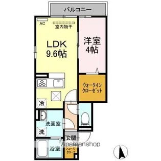 サリサ.C【1階】の間取り