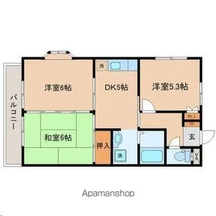 カーサ青山【2階】の間取り