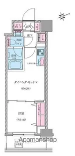 クレヴィアリグゼ世田谷松陰神社前【5階】の間取り