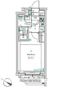 アンベリール中野鷺ノ宮【2階】の間取り