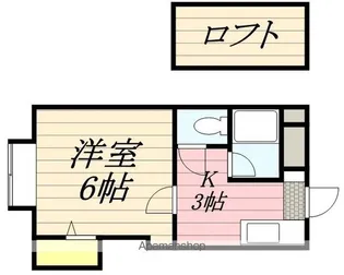 パンシオン ヴィラ プランテ E棟【203号室】の間取り
