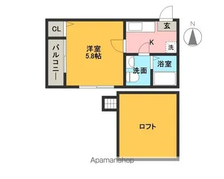 メゾン オードリー【2階】の間取り