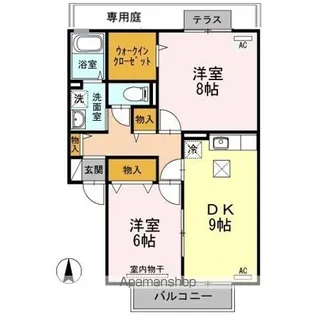 STREAM VILLAGE B棟【1階】の間取り