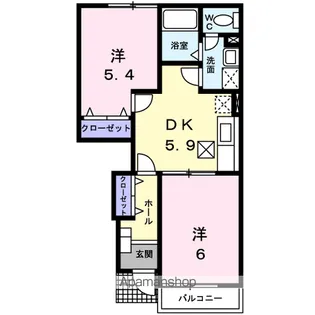 リーデンベルクD【1階】の間取り