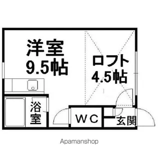 ヴィラオック【2階】の間取り