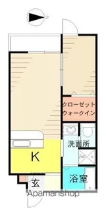 パークヒル安積【101号室】の間取り