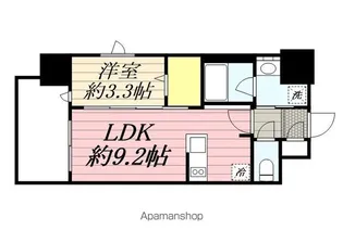 ブランシエスタ千早RJR【5階】の間取り