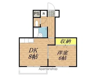アイリス別府【302号室】の間取り