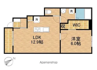 フィナンシェ【102号室】の間取り