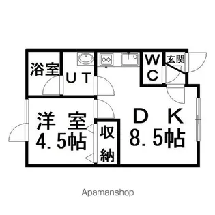 コーポ渡部【1階】の間取り