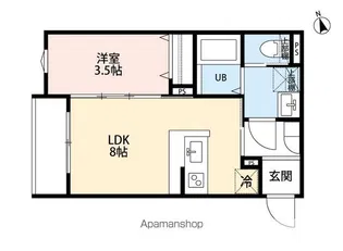 ROBOT HOME 蕨Ⅴ【2階】の間取り