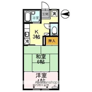 リバーサイドKM【2階】の間取り