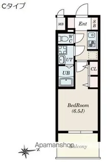 CREST TAPP平安通【1004号室】の間取り