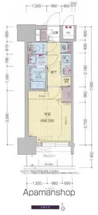 プレサンス新栄ユリシス【11階】の間取り