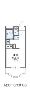 レオパレスパティオ【502号室】の間取り