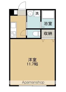 パティオ【202号室】の間取り