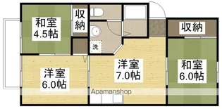 コーポアルザス B【201号室】の間取り
