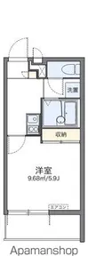 レオパレス悠和【2階】の間取り