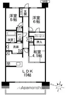 3LDKの間取り画像