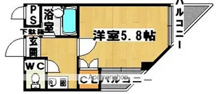 メゾン白鷺【2階】の間取り