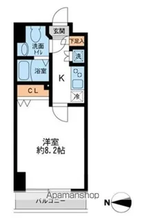 1Kの間取り画像