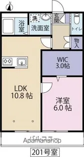 永寿パレスB【2階】の間取り