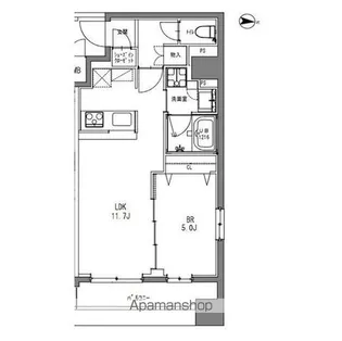 LA DOUCEUR秋葉原【5階】の間取り