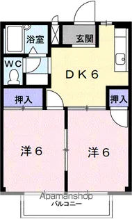 アーバンハイツ【2階】の間取り