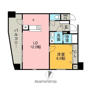 サヴォイマキシマイズ博多ステーション【14階】の間取り